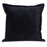Premier 20" Soft Touch Jet Black Solid Color Accent Pillow
