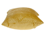 Yellow Lumbar Tufted Throw Pillow