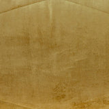 Quilted Yellow Velvet Lumbar Throw Pillow