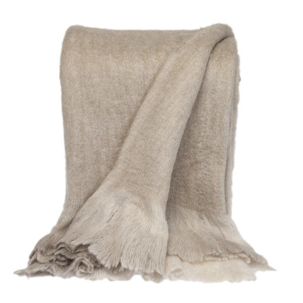 Supreme Soft Suttle Brown Handloomed Throw Blanket