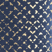 Navy Gold Cross Hatch Pattern Throw Pillow