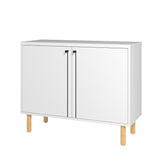Iko White Modern Sideboard Double Door Cabinet
