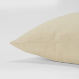 Black Taupe Canvas Be Still Throw Pillow