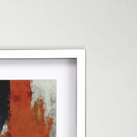 Orange Crush II White Shadowbox Print Wall Art