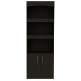 Catarina Black Bookcase Cabinet