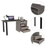 Light Gray Computer Desk