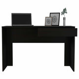 Clio Black Computer Desk with Drawer