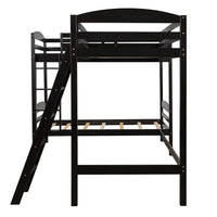 Brown L Shaped Triple Bunk Bed