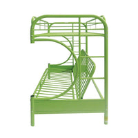 Green Twin Over Full Futon Bunk Bed