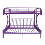 Purple Twin Over Full Futon Bunk Bed