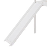 White Twin Size Slide House Loft Bed