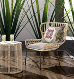 16? Green Brown Geo Tribal Indoor Outdoor Throw Pillow