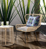 16? Blue Green Geo Tribal Indoor Outdoor Throw Pillow