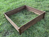 48" Premium Square Hardwood Vegetable and Flower Garden Bed
