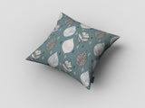 18? Pine Green Leaves Indoor Outdoor Throw Pillow