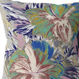 26? Lilac Green Hibiscus Indoor Outdoor Throw Pillow