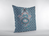 16â Slate Blue Hamsa Indoor Outdoor Zippered Throw Pillow
