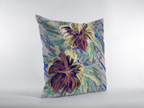 18â Terracotta Hibiscus Indoor Outdoor Zippered Throw Pillow