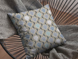 20? Gray Ogee Decorative Suede Throw Pillow