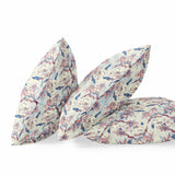 16? White Blue Roses Indoor Outdoor Throw Pillow