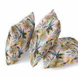 18? Gold Pink Tropical Indoor Outdoor Throw Pillow