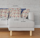 18? Red Yellow Roses Indoor Outdoor Throw Pillow