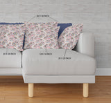 16? Lavender Pink Roses Indoor Outdoor Throw Pillow