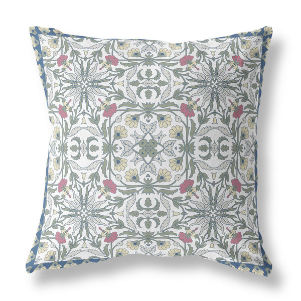 26? Pink Sage Paisley Indoor Outdoor Throw Pillow