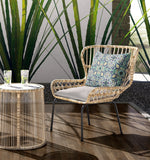 16? Green Cream Cloverleaf Indoor Outdoor Zippered Throw Pillow