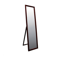 Walnut Finish Full Length Standing Mirror