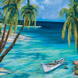 Tropical Beach View 2 Giclee Wrap Canvas Wall Art