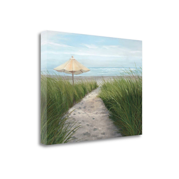 23" Sweet Path to the Beach Giclee Wrap Canvas Wall Art