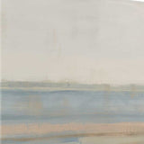 30" Soft Pastel Abstract Beach View Print on Gallery Wrap Canvas Wall Art