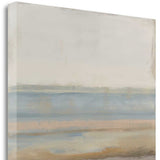 35" Soft Pastel Abstract Beach View Print on Gallery Wrap Canvas Wall Art