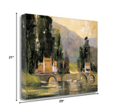 29" Picturesque Countryside Scene Gallery Wrap Canvas Wall Art