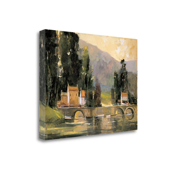 38" Picturesque Countryside Scene Gallery Wrap Canvas Wall Art