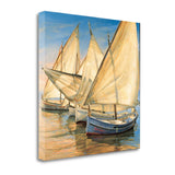 23" Series of Boats with Lateen Sails Giclee Wrap Canvas Wall Art