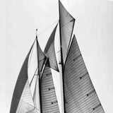 25" Sailboat in Action Giclee Wrap Canvas Wall Art