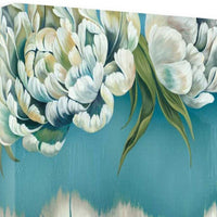 29" Gleam and Glow Pastel Blooms Giclee Wrap Canvas Wall Art