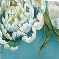 29" Gleam and Glow Pastel Blooms Giclee Wrap Canvas Wall Art