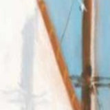 18" Fun and Vibrant Sailboats Giclee Wrap Canvas Wall Art