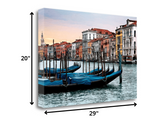 29" Venice Italy Sunset View 2 Giclee Wrap Canvas Wall