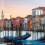 34" Venice Italy Sunset View 3 Giclee Wrap Canvas Wall