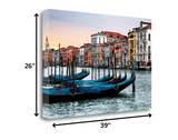 39" Venice Italy Sunset View 4 Giclee Wrap Canvas Wall