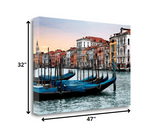 47" Venice Italy Sunset View 5 Giclee Wrap Canvas Wall