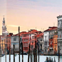 47" Venice Italy Sunset View 5 Giclee Wrap Canvas Wall