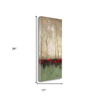 Abstract Forest Watercolor 2 Giclee Wrap Canvas Wall Art