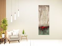 Abstract Roots in the Forest Watercolor 1 Giclee Wrap Canvas Wall Art