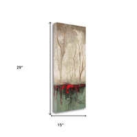 Abstract Roots in the Forest Watercolor 1 Giclee Wrap Canvas Wall Art