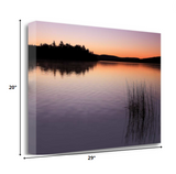 29" Breath Taking Sunrise over the Lake Gallery Wrap Canvas Wall Art